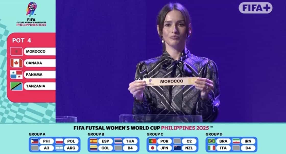 Mondial Futsal féminin2025: le Maroc affrontera les Philippines