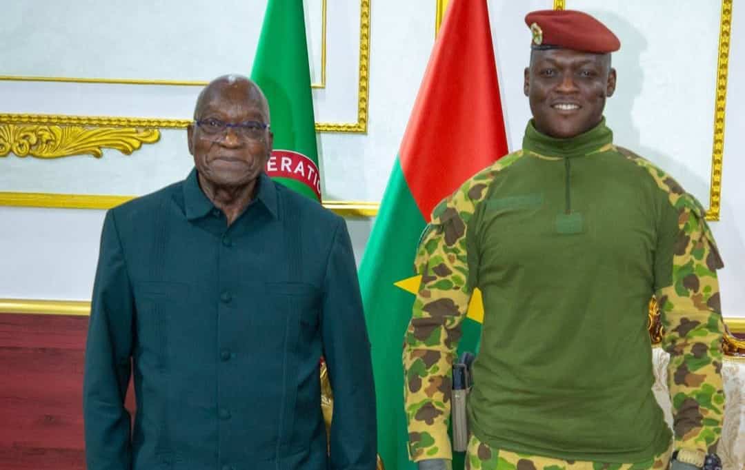 Burkina Faso: Jacob Zuma félicite Ibrahim Traoré et appelle à une Afrique souveraine