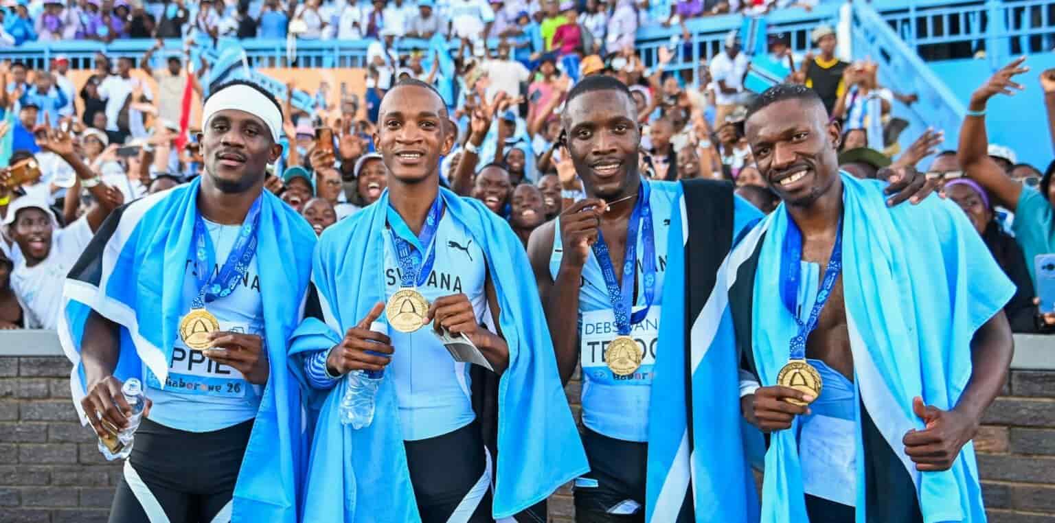 Gaborone en fête : le Botswana décroche l’or mondial sur le 4×400 m masculin et entre dans l’histoire