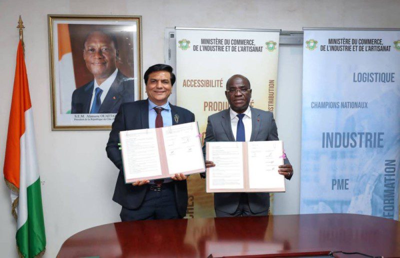 Côte d’Ivoire : un accord de 110 milliards FCFA signé avec le Groupe B5 Plus pour de nouveaux projets industriels