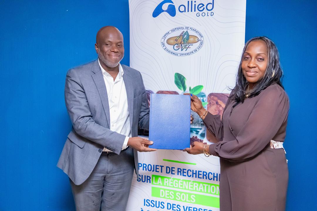 Réhabilitation des sites miniers : Allied Gold et le CNF unissent leurs expertises pour régénérer les sols dégradés