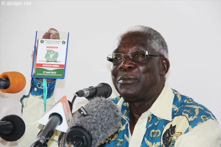 Côte d’Ivoire : le PDCI-RDA en deuil après le décès du Pr Alphonse Djédjé Mady