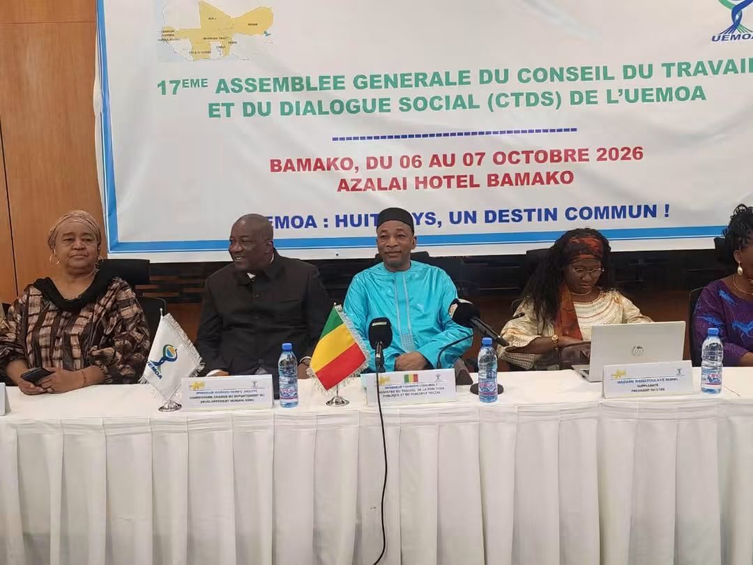 UEMOA : le Mali s’apprête à présider le Conseil du Travail et du Dialogue social pour 2027-2031